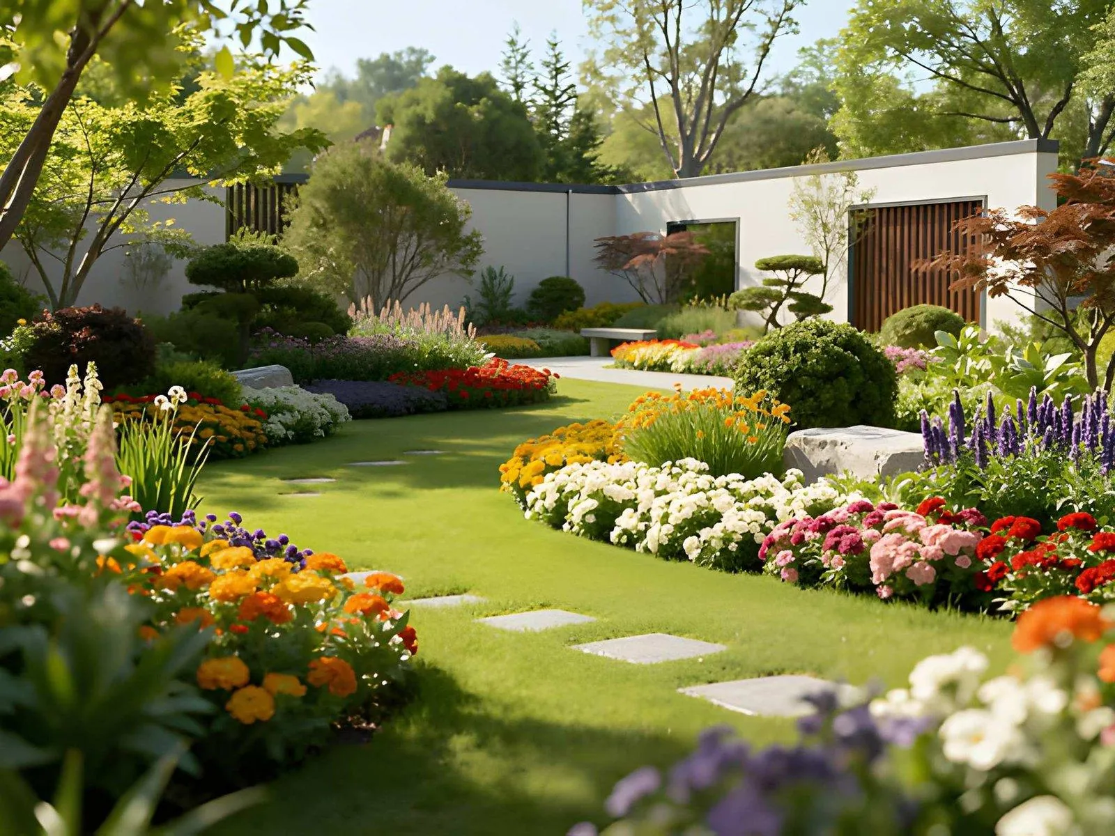 Custom garden and landscape design in Dubai